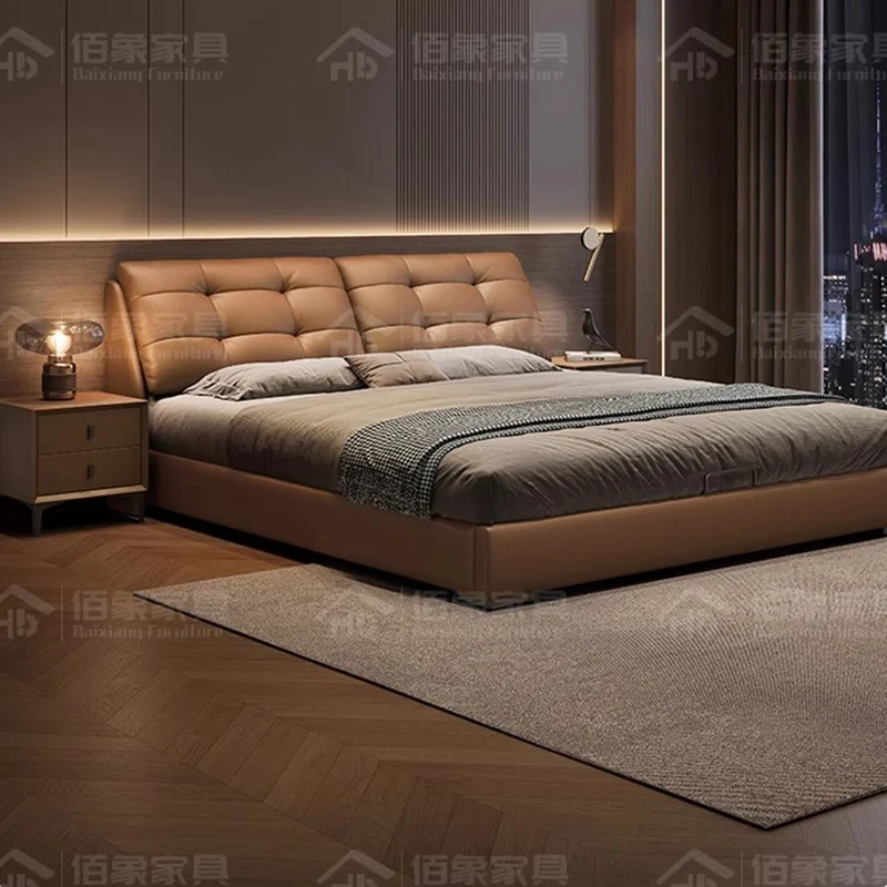 

Design Double Bed Bedroom Frame Baby Luxury Modern Children Multifunctional Girls Massage Bed Sleeping Beliche Home Furniture