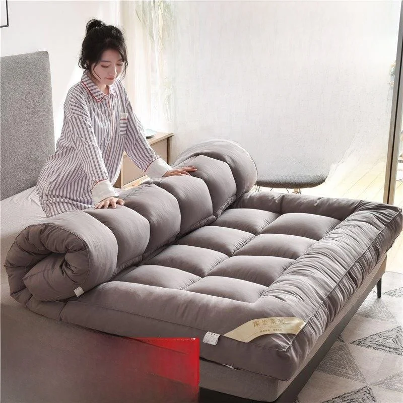 Thickened Matress Tatami Single Person 15M Twin 18M Dormitory Bed Multi-layerable Office Bedding Silk Filled Customizable