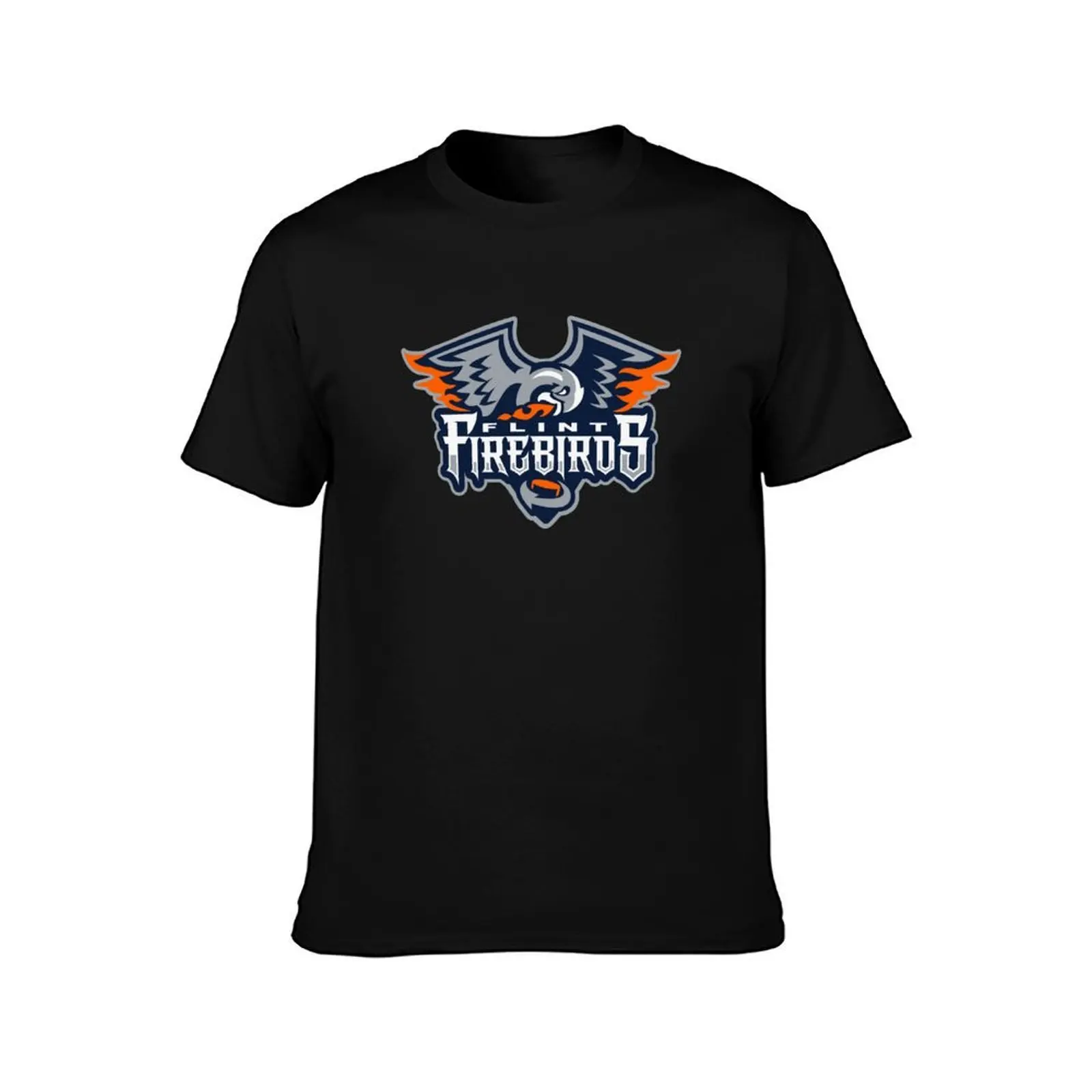 Flint Firebirds Hockey T-Shirt Casual All Match Tee Shirt for Men