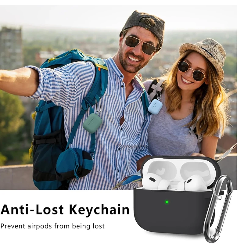 Case For AppleAirpods Case Earphone Accessories Wireless Bluetooth Headset Silicone AirPods1 2 3 4 Pro2 3 Cover With Cleaner Kit