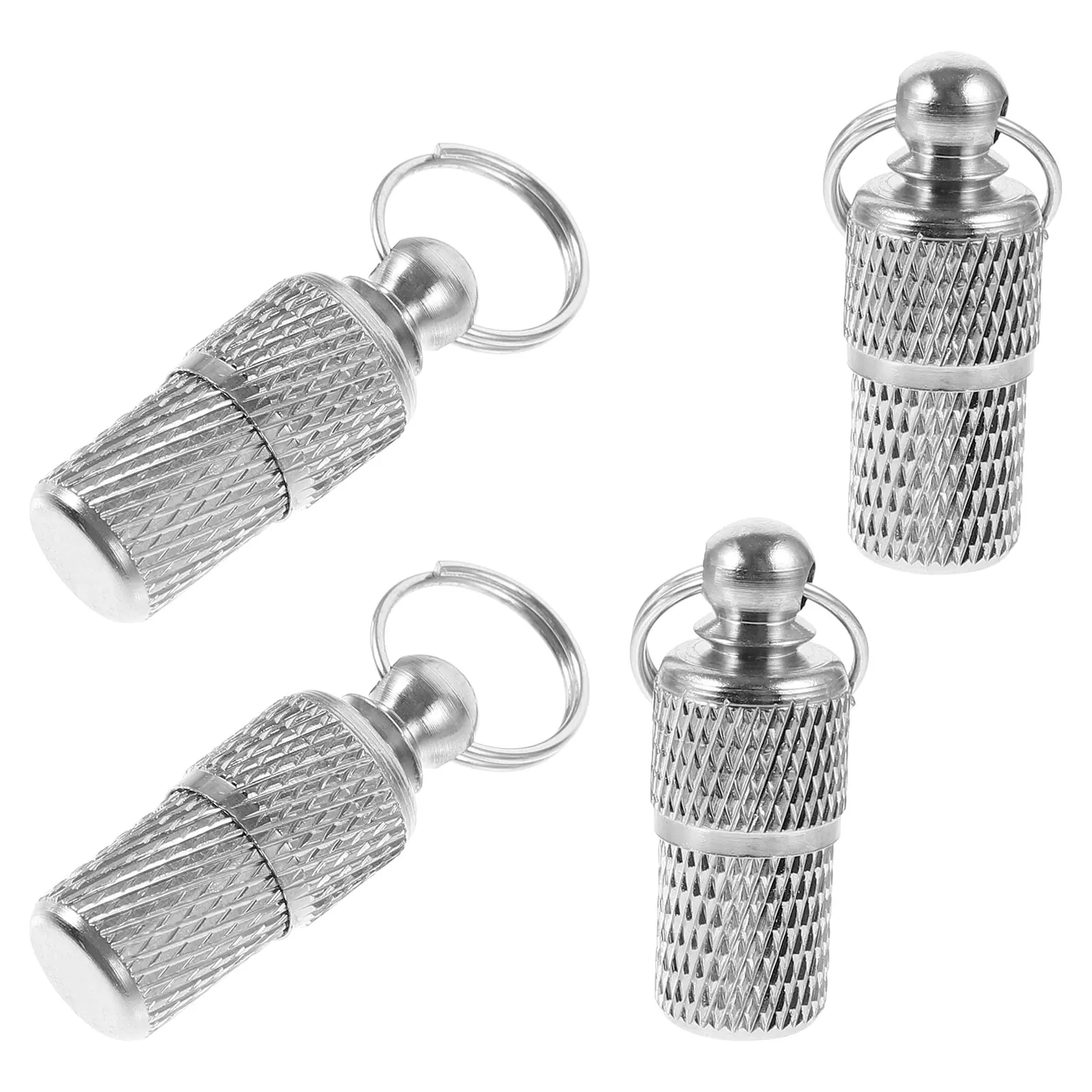 

4pcs Pet ID Tags Metal Openable Dog Cat Name Tags Stainless Steel Anti Lost Blank Charms for Pets Dog Collar Accessories