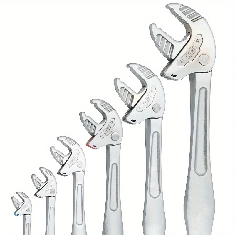 

Сверхмощный регулируемый крабовый ключ с очень большим отверстием для автомобилей и трубопроводов