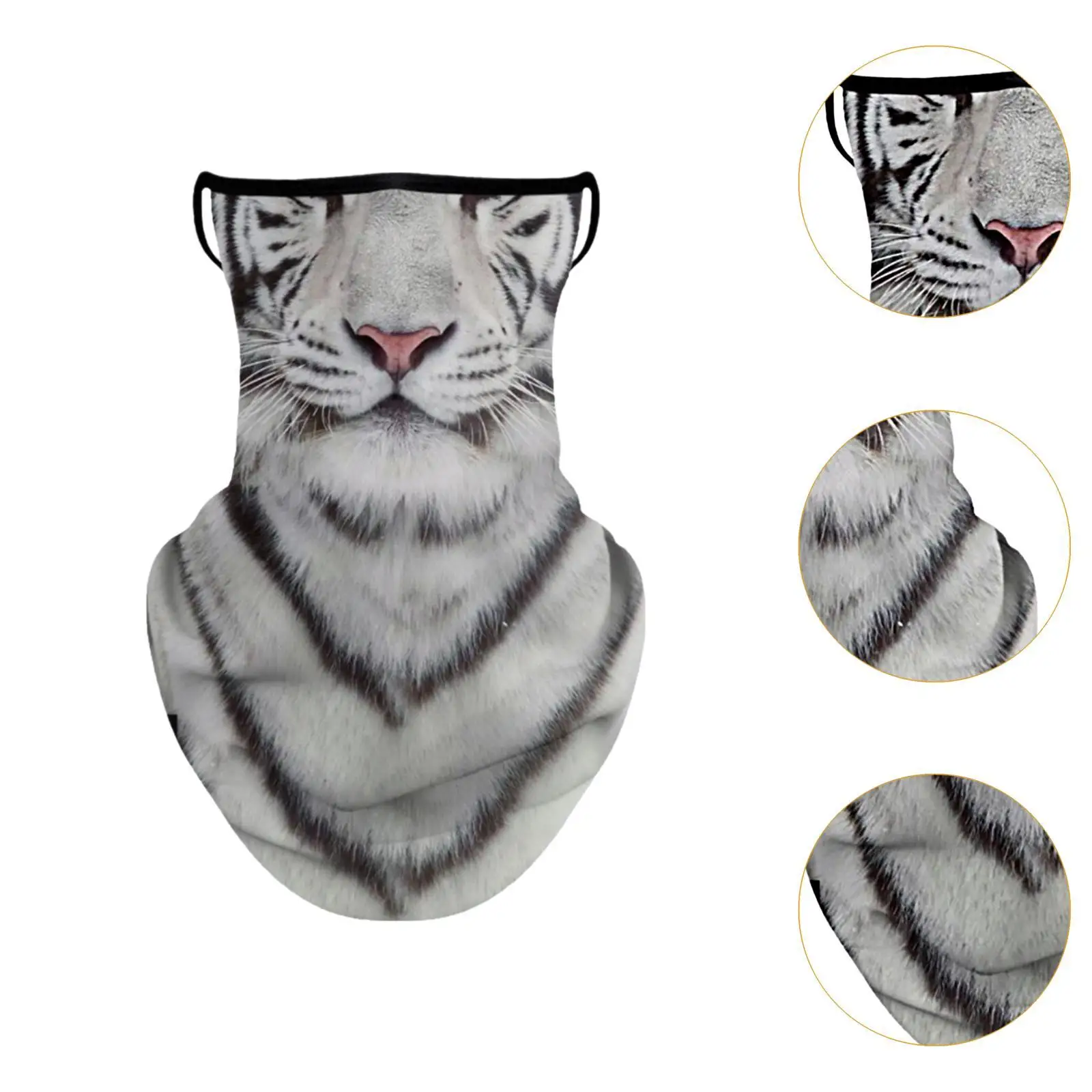 Bufanda facial fina y transpirable con protección solar, polaina para el cuello, para deportes al aire libre, senderismo, pesca, viajes, verano