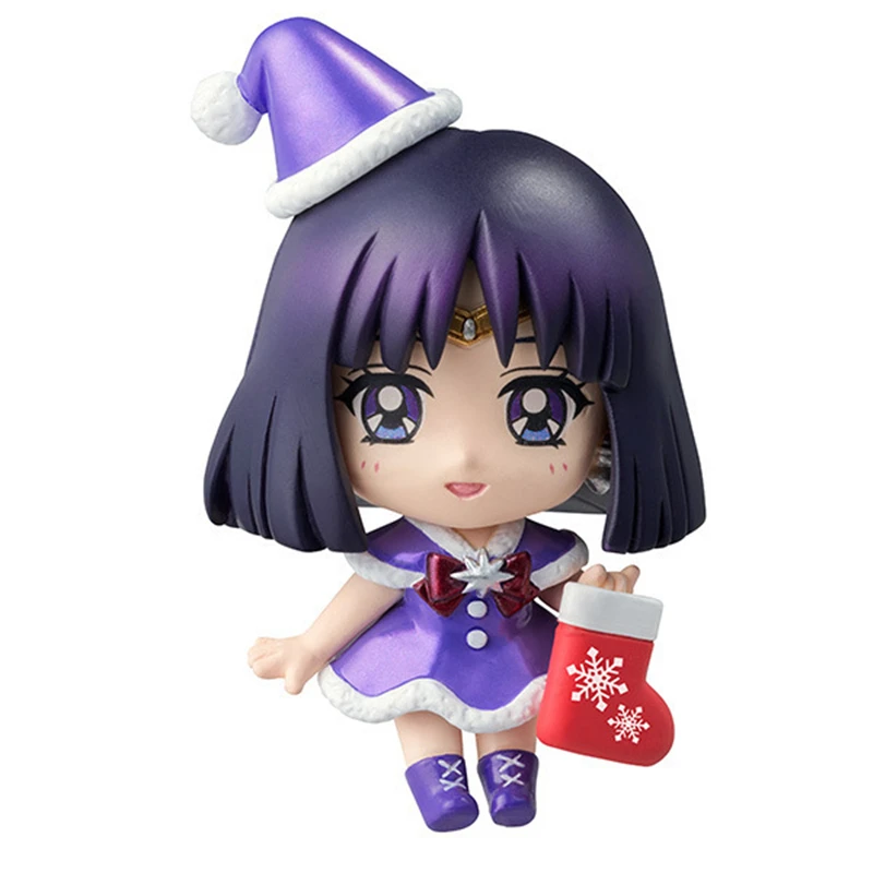 Anime Pretty Guardian Sailor Moon Christmas Special Outer Planets Ver. PVC Action Figure Collectible Model Kids Toys Doll 5pcs