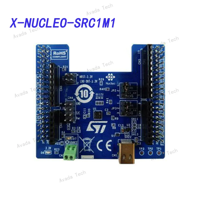 X-NUCLEO-SRC1M1 Interface development tool USB Type-C Power Delivery source expansion board for TCPP02-M18