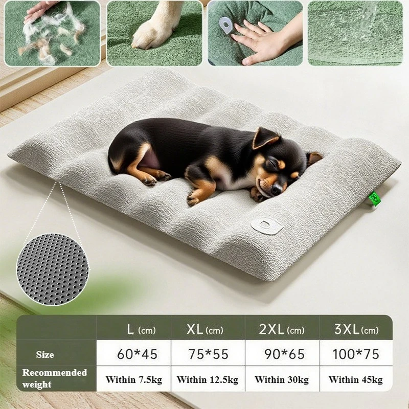 

1PC Winter Warm Pet Dog Bed Soft Detachable Washable Waterproof Cat Puppy Mat Sleeping Sofa for Large Dog Pet Supplies Hundebett