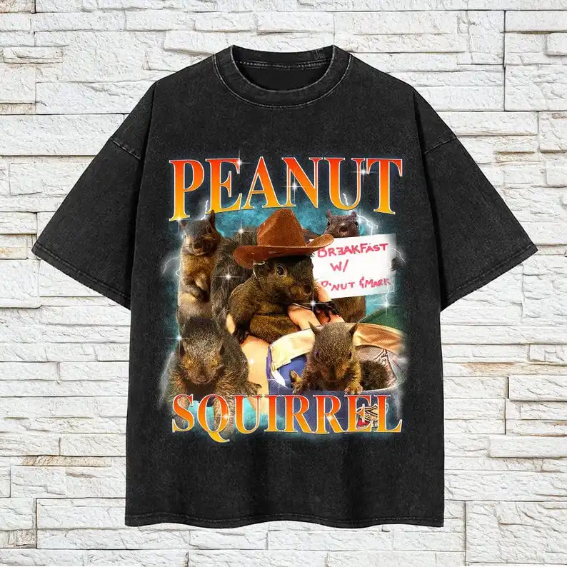 Justice for Peanut Bootleg Vintage Tee, Justice For Peanut Tee, Peanut The Squirrel, Squirrel Lover T-shirt