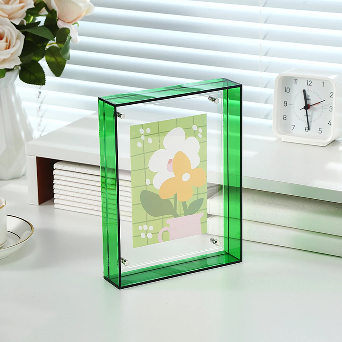 Acrylic Photo Frame Plastic Rectangle Holder
