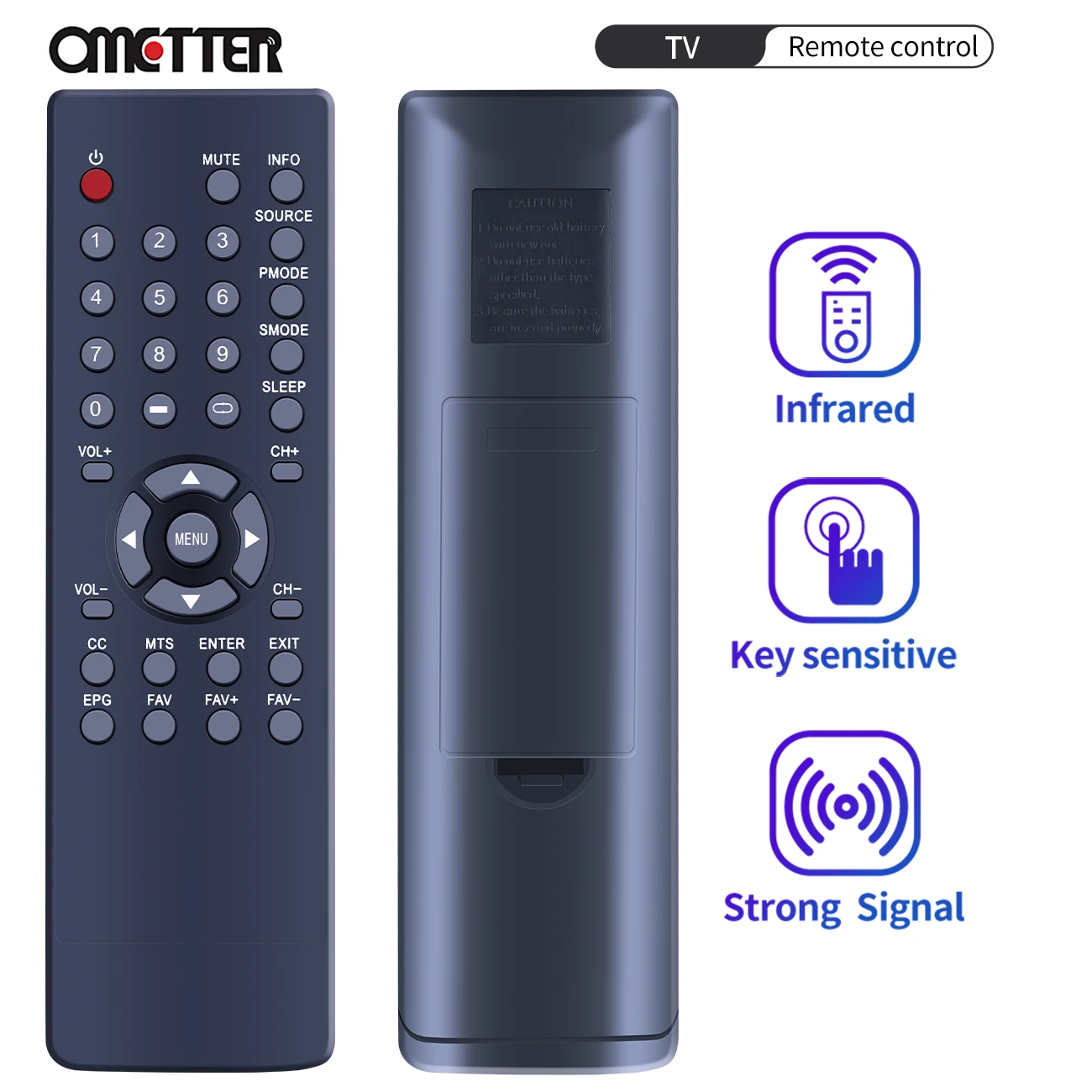 for Proscan TV Remote Control PLDED3273A PLDED4016A PLCD5092B PLDED3996A-C2 PLED4616A PLED3216A PLDED3257A-C MBY0005