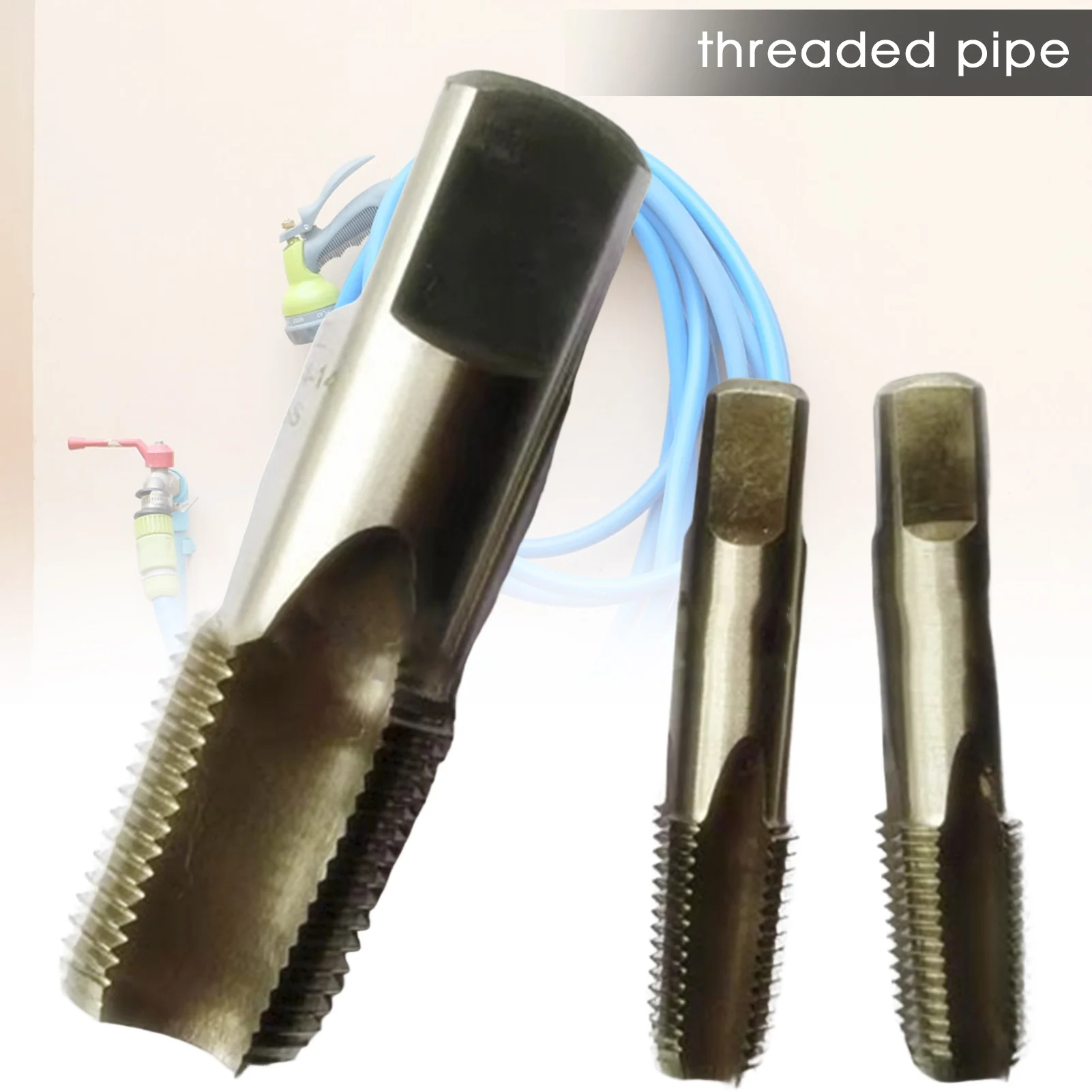 

Высокоскоростной стальной резьбонарезной метчик HSS без покрытия с прямыми канавками, подходит для резки дерева и тонкого листового металла