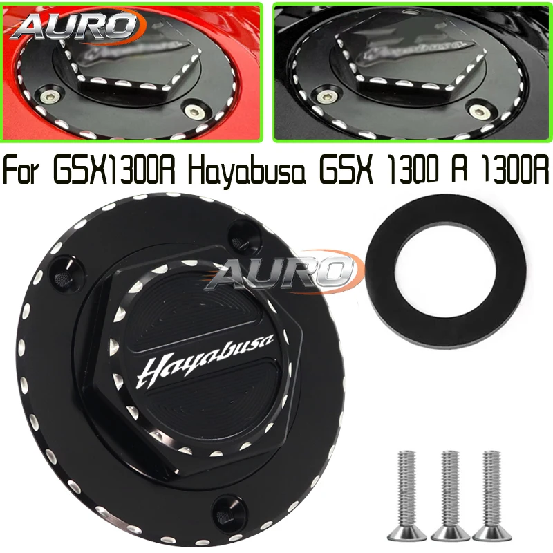 Keyless Motorcycle Fuel Gas Tank cap Cover  Parts For SUZUKI GSXR 1300/Hayabusa 2008-2013 2009 2010 2011 2012 2014 2015-20