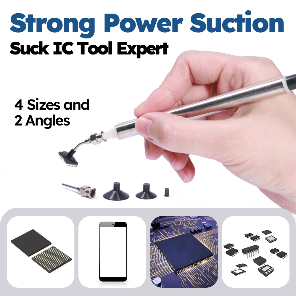 WEP 948-II Multifunctional Soldering Station Hot Air Gun Sucker Tin Gun Soldering Iron Suction Pen Soldering Station 4 in 1 BGA