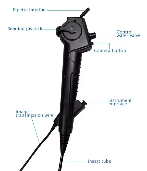 Wholesales price   HD Electronic  Fiber Broncoscopic Endoscope Disposable Flexible Bronchoscope