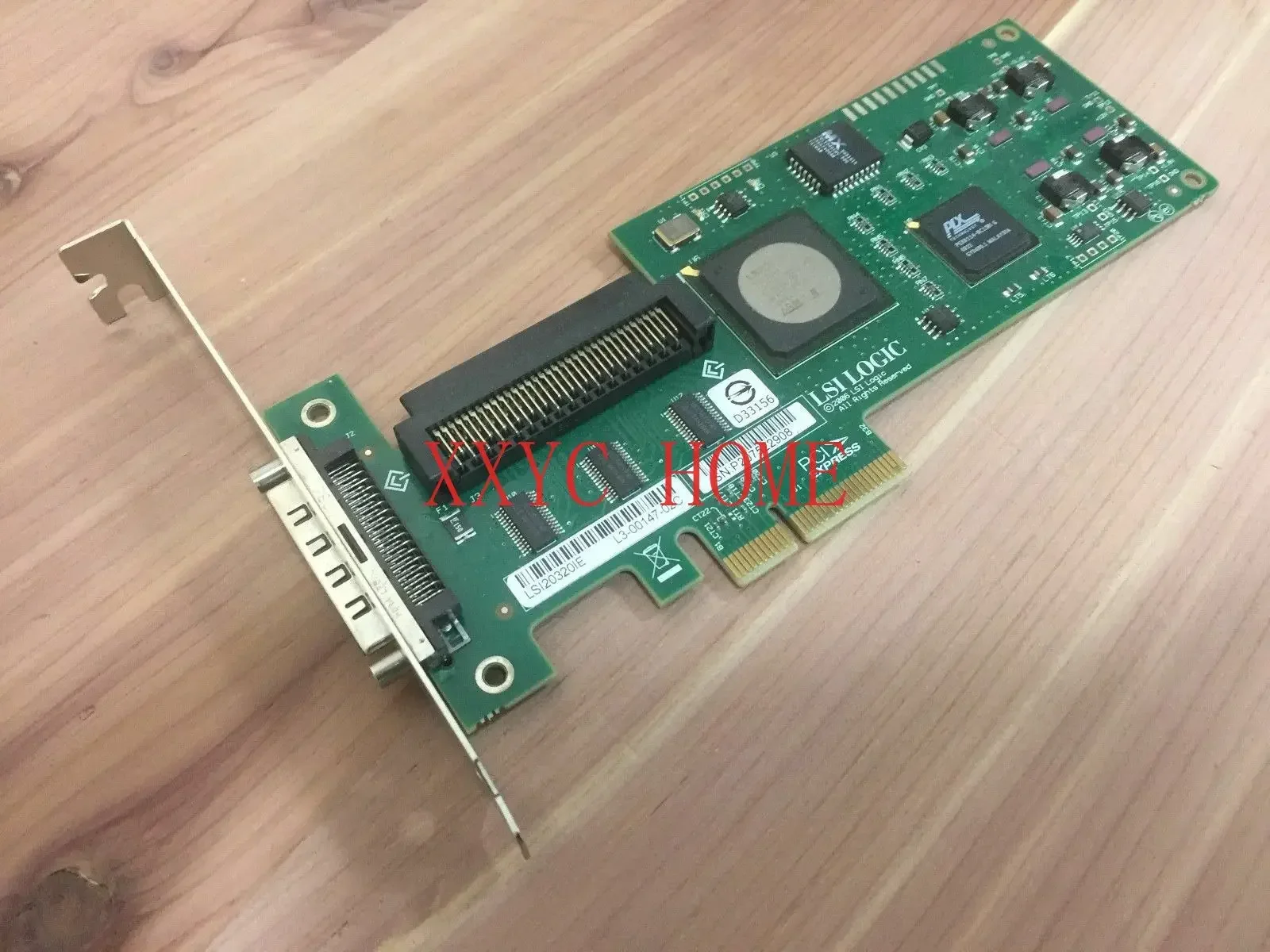 LSI Logic SCSI LVD/SE Controller PCI Express x4 LSI20320IE 439946-001 Tested