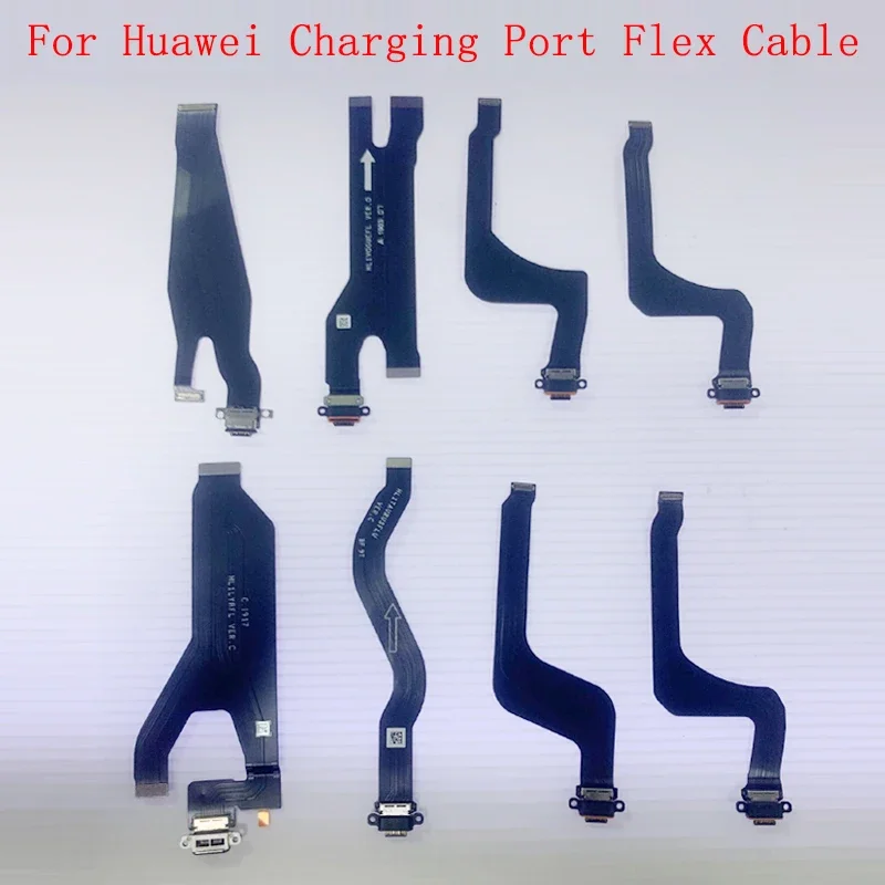 USB Charging Port Connector Board Flex Cable For Huawei P20 P30 P40 Mate 20 30 40 Pro Charging Connector Repair Parts