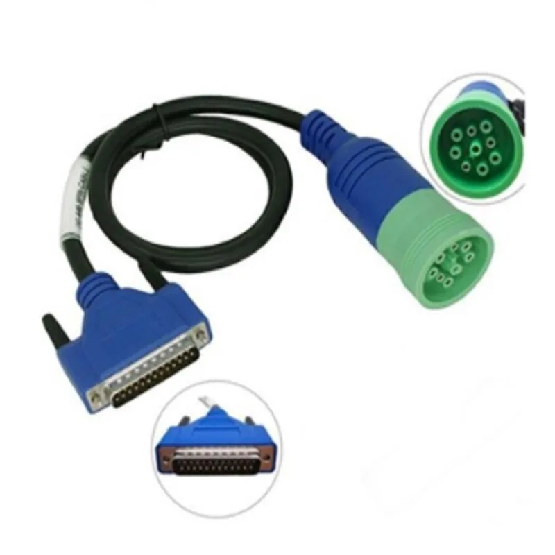 9 Pin + DB 25 Pin Male OBD Main Cable for Holland CNH DPA5 Electronic Service Tools Agriculture Diagnostic Scanner Tool