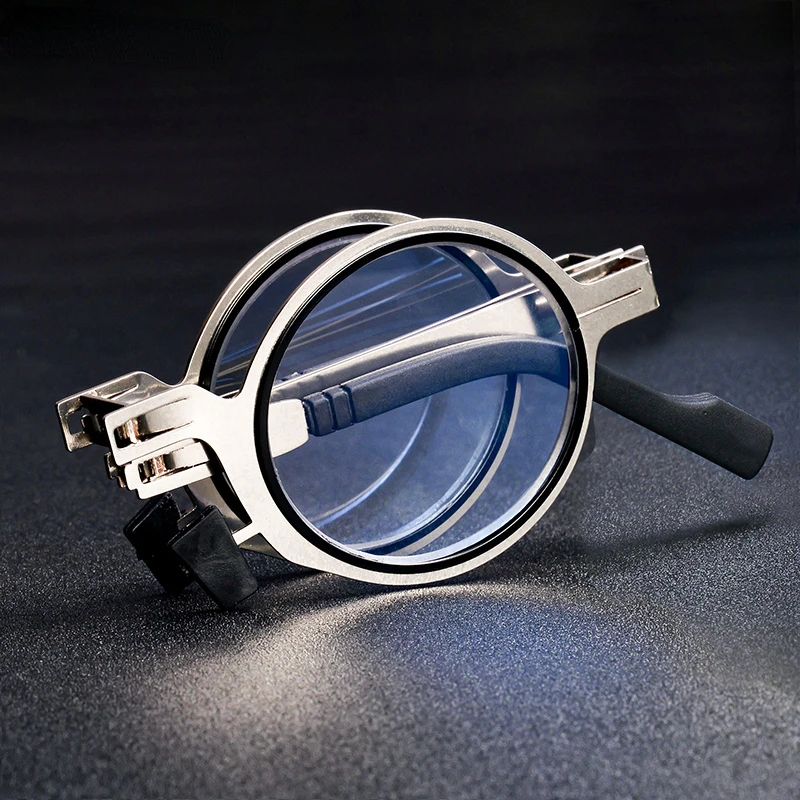Vision Focus regulowane okulary do czytania TR90 krótkowzroczność okulary-6D do + 3D zmienna korekcja soczewki lornetka powiększająca