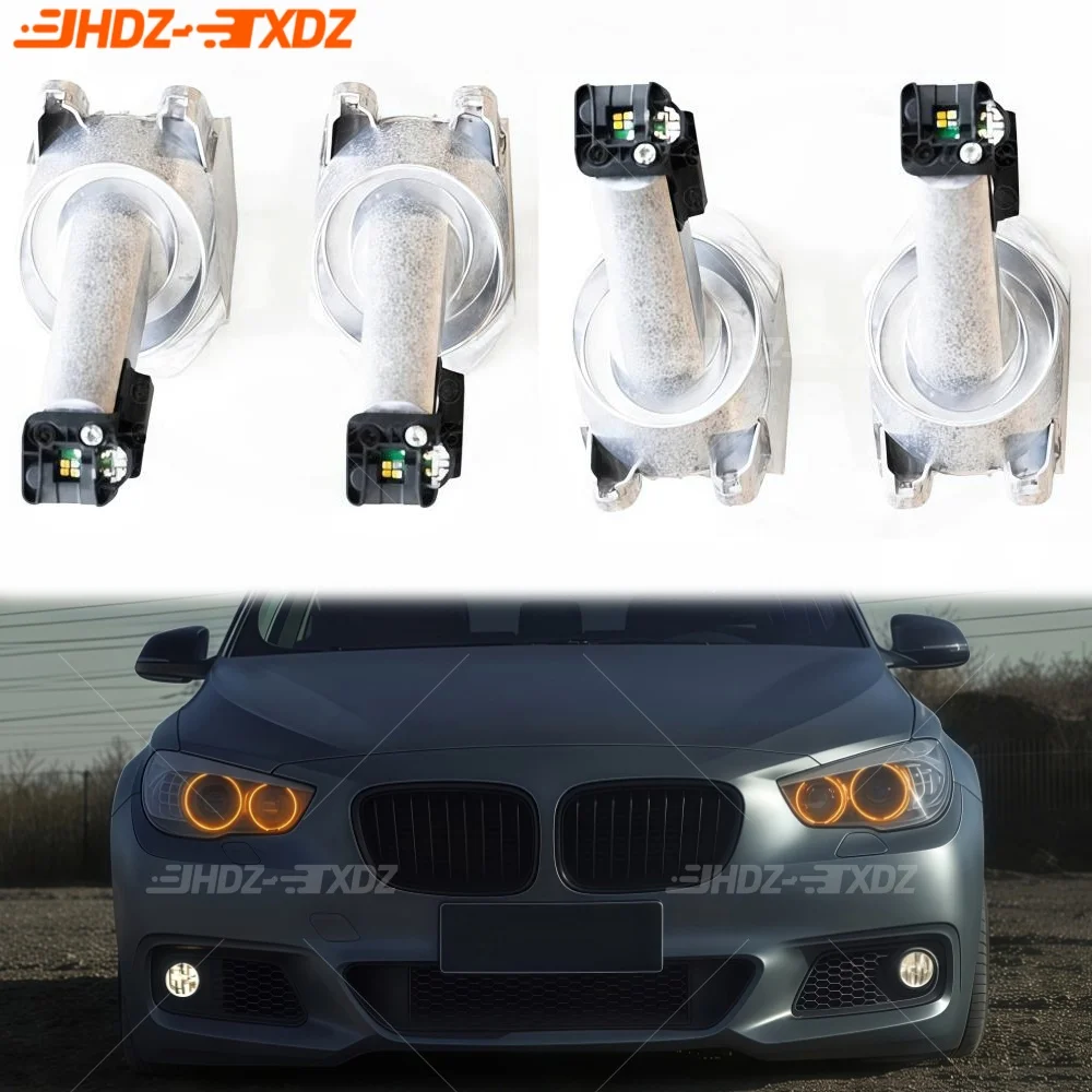 

Yellow Blue Red Angel Eyes DRL LED Board For BMW 5' F10 F11 F18 F07GT LCI 2011-2013 Xenon Headlight Daytime Running Light Module