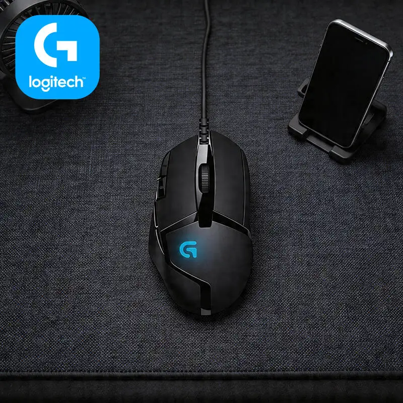 Logitech G402 Hyperion Fury Mouse 1ms Response Time 500 IPS 20M Clicks Anti-Slip Ergonomic Gaming Design