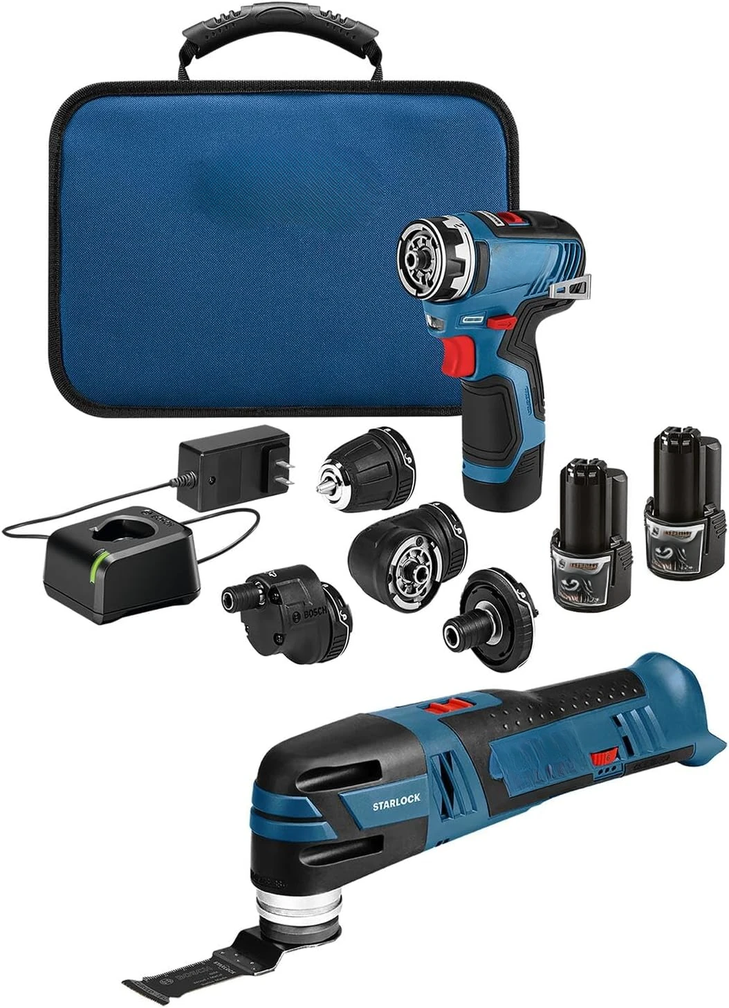 2-Tool Combo Kit with Chameleon Drill/Driver Featuring System and  Oscillating Multi-Tool