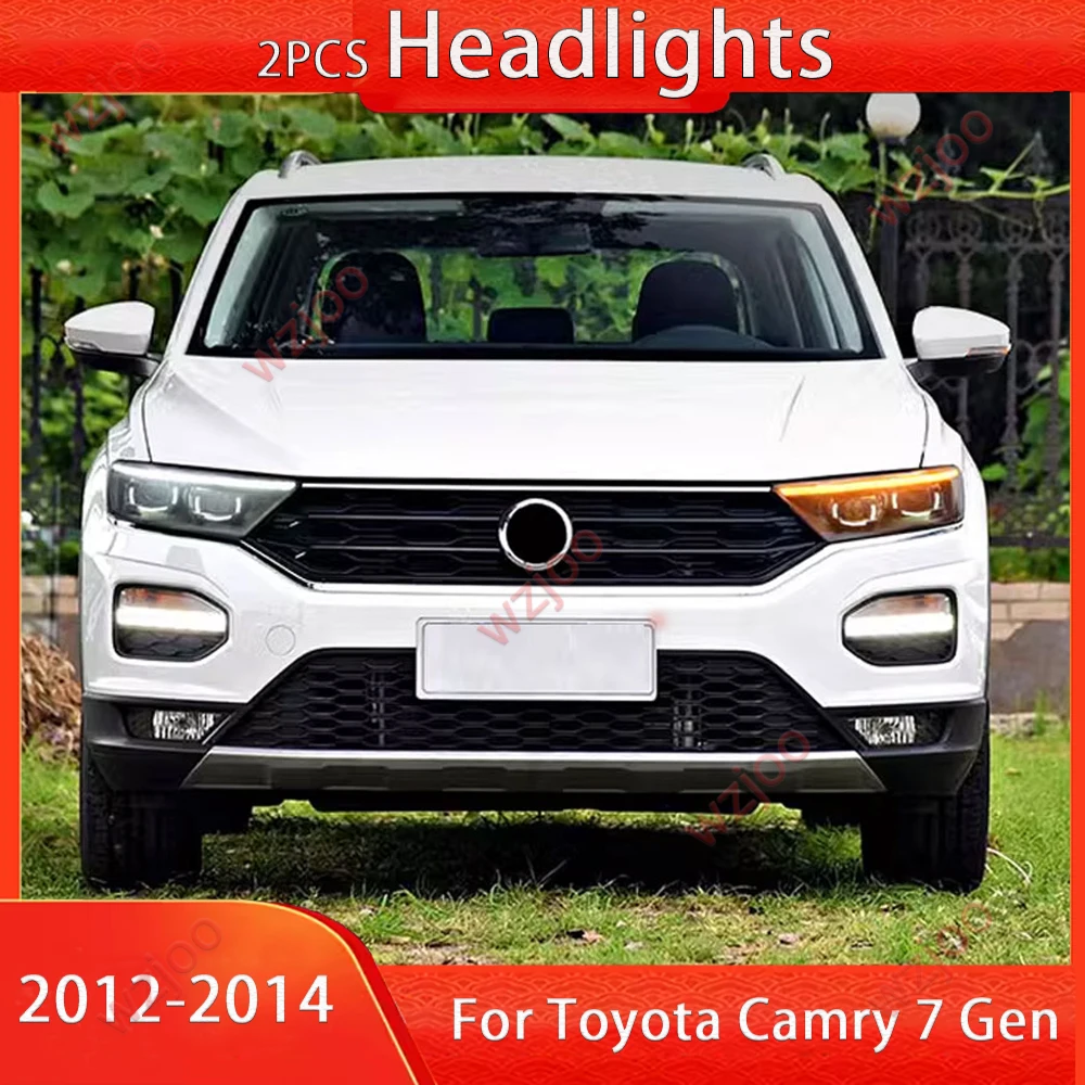 Headlight For VW T-ROC 2018-2021 TROC Car Automotive supplies LED DRL  Xenon Lens Hid H7 Kluger T ROC Car Accessories