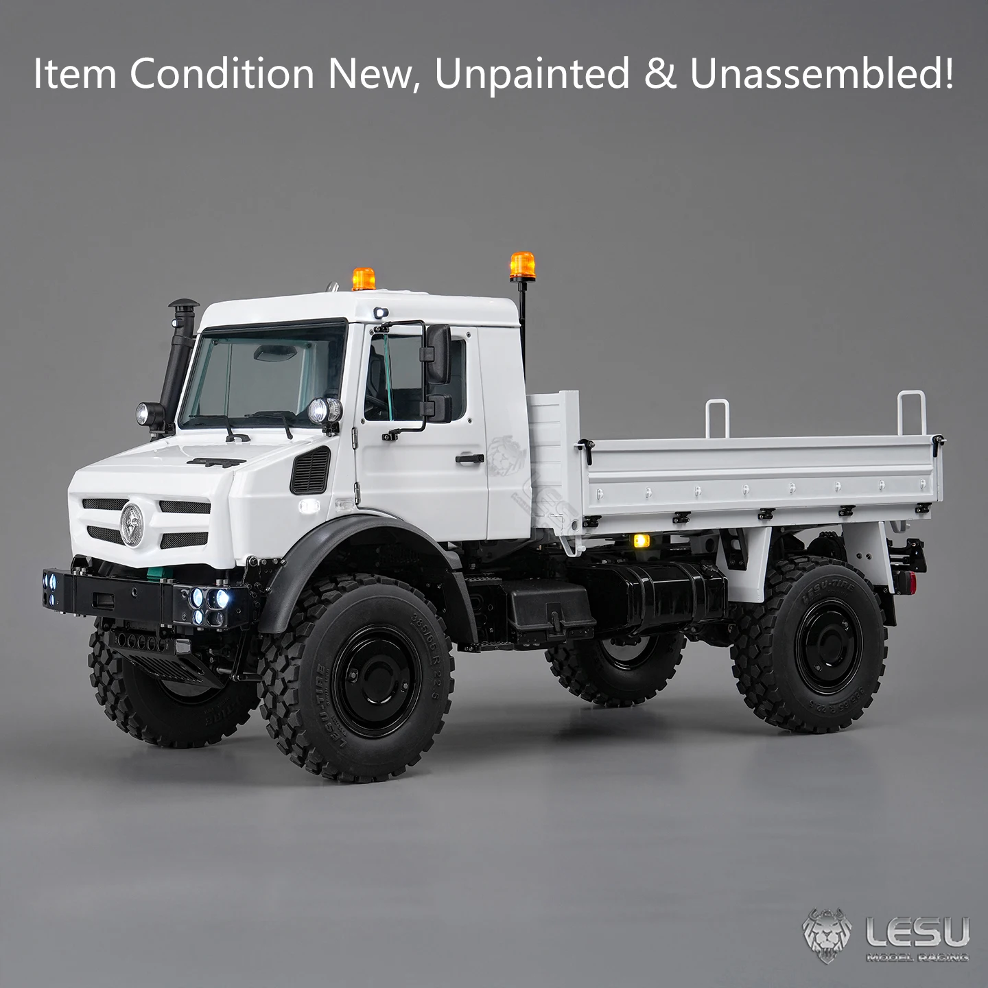 

1/14 LESU Remote Control Truck MT-44023 RC Off-road Crawler Cars Four Wheel Drive Metal Shell Operable Cabin Doors Vehicles