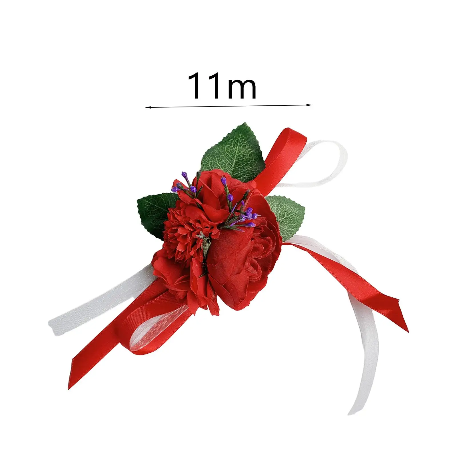 Mão pulso flor floral pulso corsage para noiva dama de honra chá de panela