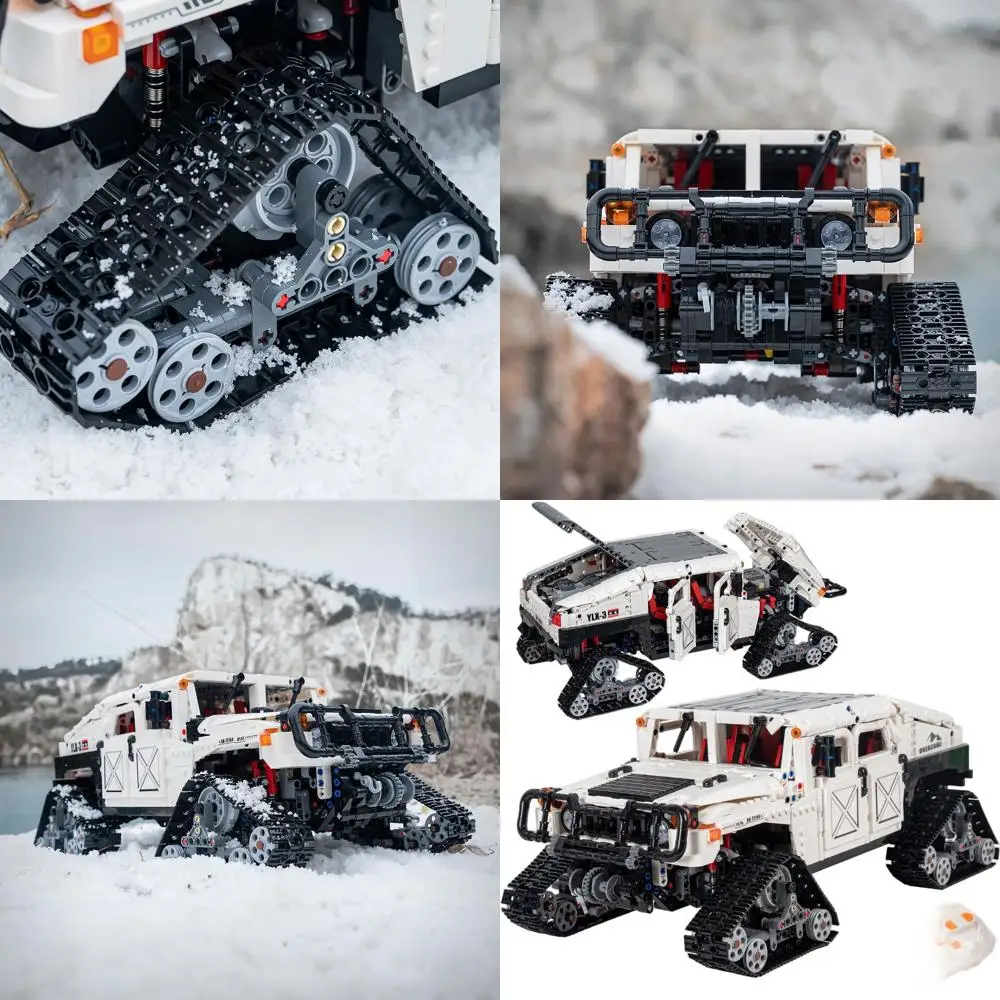 ชุดประกอบรถฮัมเมอร์ออฟโรดบังคับวิทยุ ขนาด 1:8 จำนวน 3088 ชิ้น ชุดประกอบเทคนิคแบบมีมอเตอร์ สำหรับเด็กอายุ 8-12 ปี