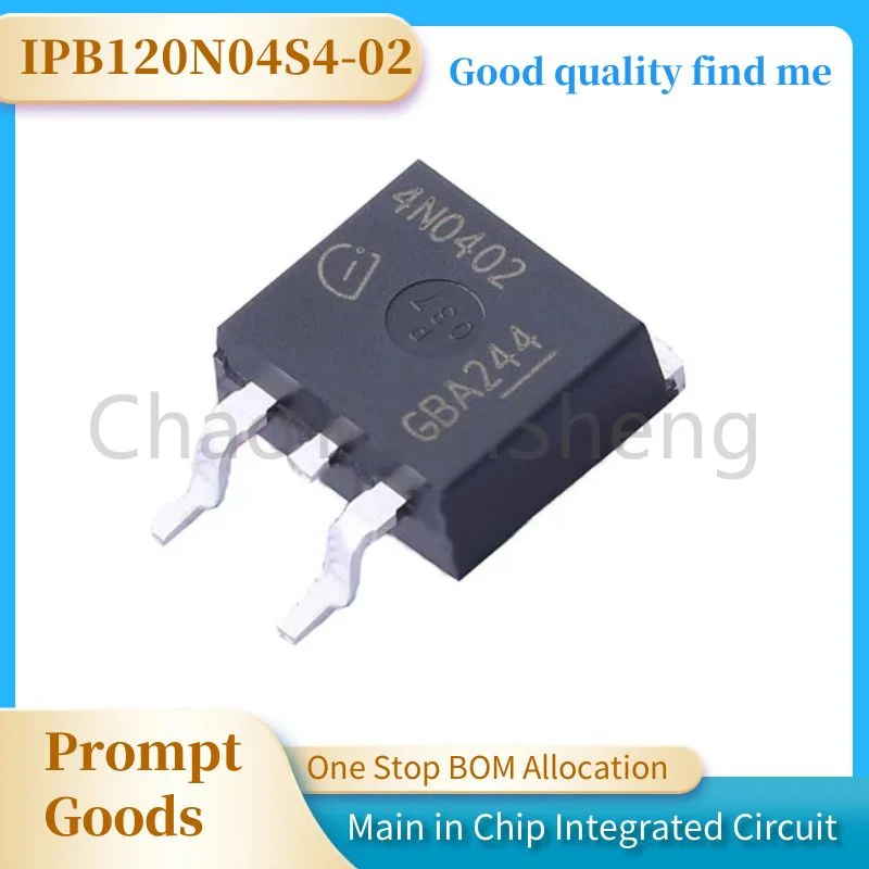 IPB120N04S4-02-Transistor de potencia, 4N0402, OptiMOS-T2 Original, TO-263, 40V, 120A, nuevo