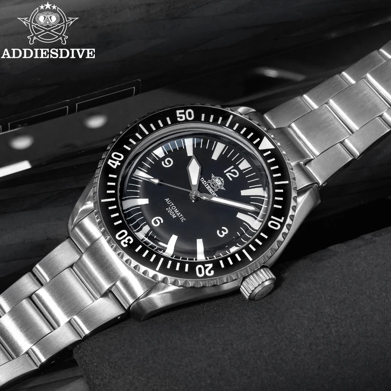 

ADDIESDIVE Men Watch BGW9 Super Luminous Sapphire Crystal AD2056 200M Waterproof Automatic Mechanical Watch