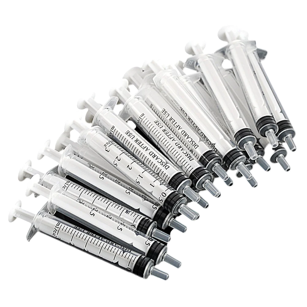 Without Needle! 3ML Plastic With OPP Bag Analyze Disposable Measuring Syringe Injectors Ink Pets Feeding Syringes Kithchen Tool