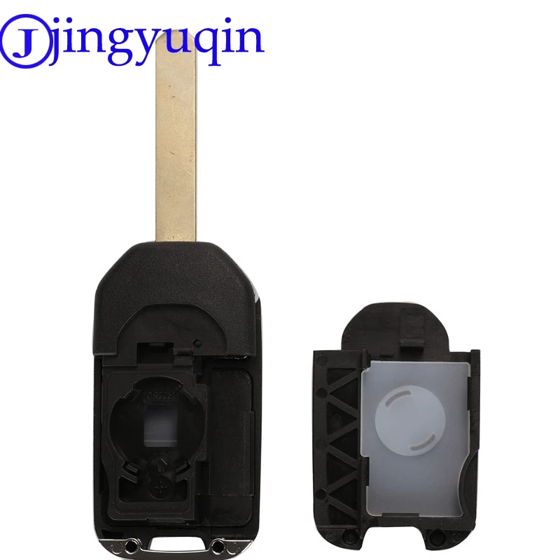 Jingyuqin 2/3B Clé De Voiture Cas Pour Honda Civic City Fit HR-V XR-V Pliant Flip Auto Clé De Voiture Shell