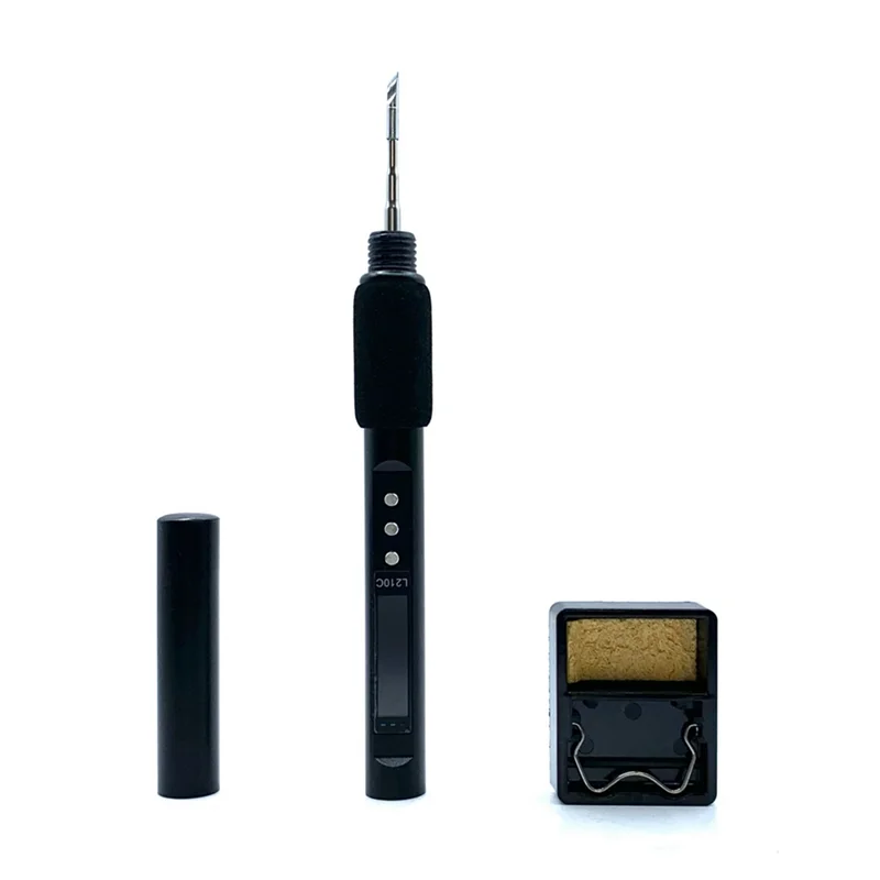 AC88-L210C PD 100W Portable Electric Soldering Iron 50-500°C Adjustable Temperature 0.99-Inch Color Screen Soldering Station