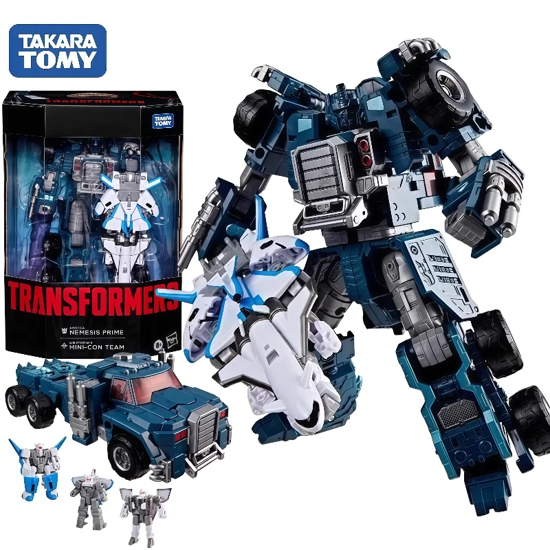 

В наличии игрушки-трансформеры Thunder Fleet Dark Nemesis Prime SDCC Трансформер Робот Фигурка Модель Коллекционировать хобби Игрушки