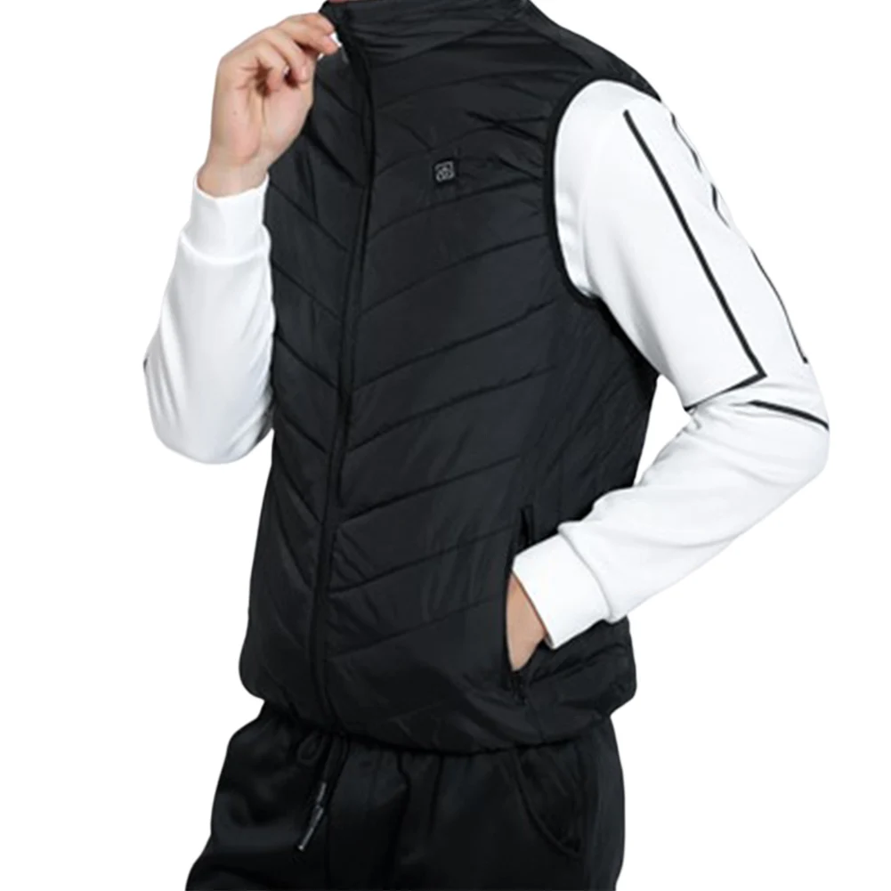 Chaleco calefactable USB, chaqueta calefactable inteligente de 9 zonas, Banco de energía, chaleco de caza calefactable no incluido para invierno, caza al aire libre, esquí