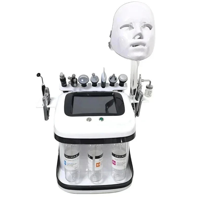 

2025 Latest 11 In 1 Dermabrasion facial Machine H2o2 Aqua Peeling Lift Skin Bubble Moisturizer Oxygen Machine