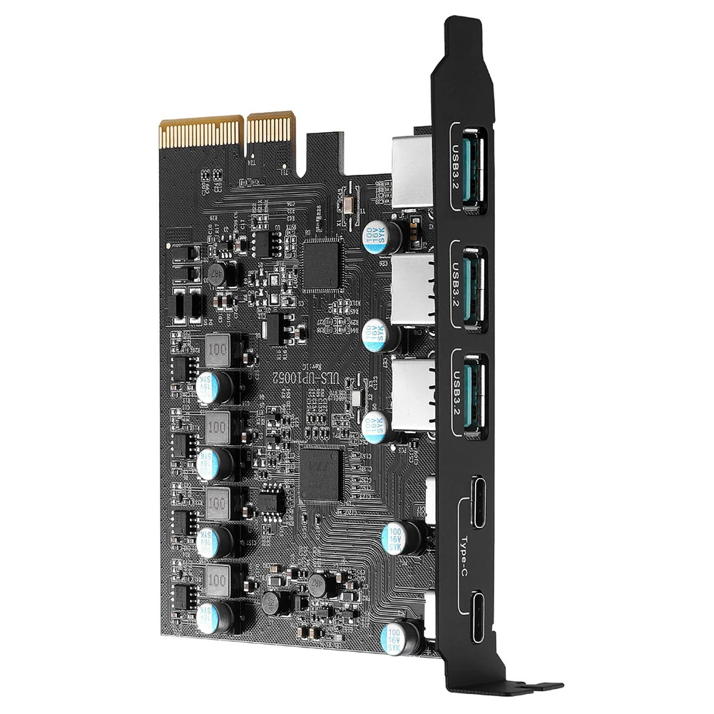 إضافة توسيع PCIe X4 إلى USB 3.2 على البطاقة 3x USB3.2 و2x TPYC-C محول يدعم نظام التشغيل Windows 7/8/10 (32/64 بت) OS 10.8.2 #4