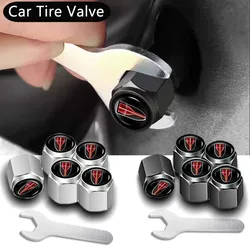 5Pcs Tire Valve Caps Aluminium Alloy Wheel Valve Dust Cover Accessories For Hongqi H9 HS5 H5 H7 E-HS9 E115 HS7 Ls7 2021 2022