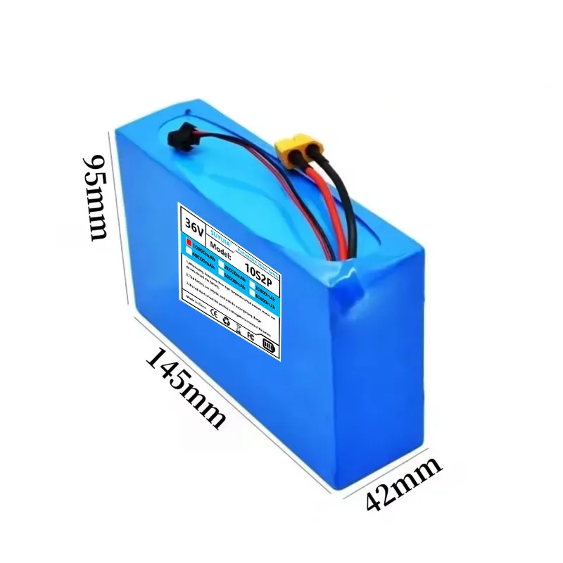 Batterie Au Lithium 36V 10S2P, 10000mAh Avec BMS, Adaptée Au Skateboard Scooter Électrique 42V Avec Batterie 18650 Intégrée.