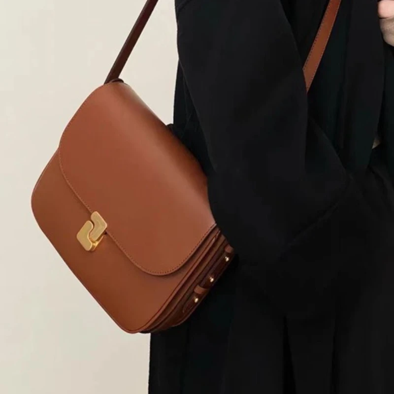 Bolso de Tofu de nuevo estilo francés SOEUR, bandolera de un solo hombro de primera calidad para mujer, bolso cuadrado pequeño, bolso de viaje