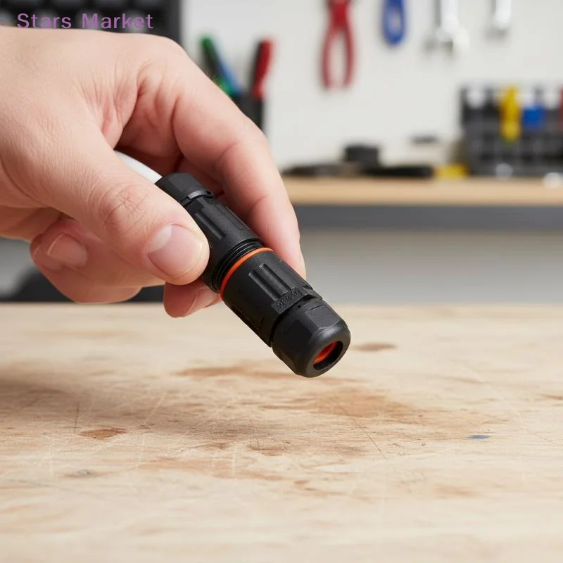 New IP68 Cable Connector Outdoor Waterproof Joint Electrical Terminal Wire Adapter CDF-M3 2-3 Core Straight Through Connector