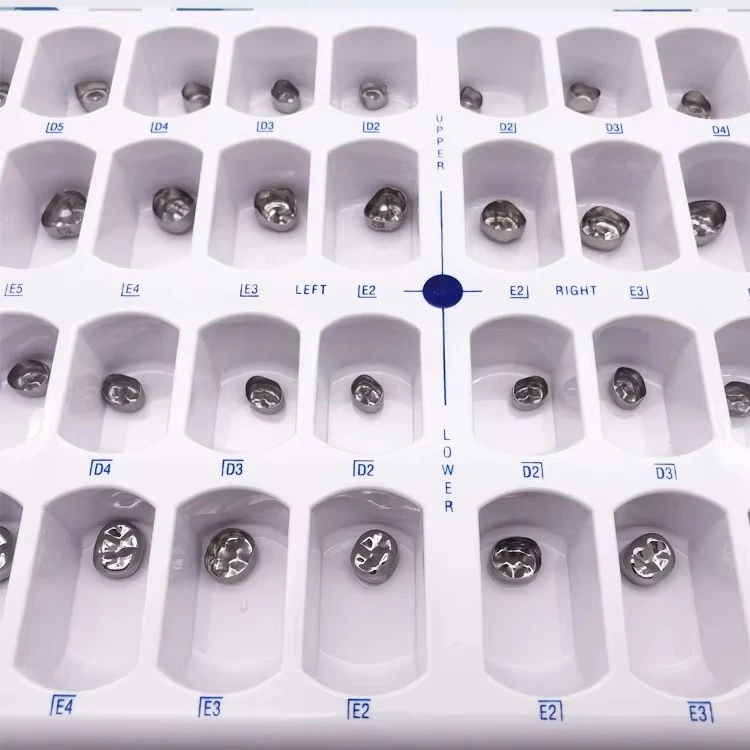 

Корона для зубных протезов из нержавеющей стали для первичных моляров/коронка для зубных протезов, 96 шт./комплект