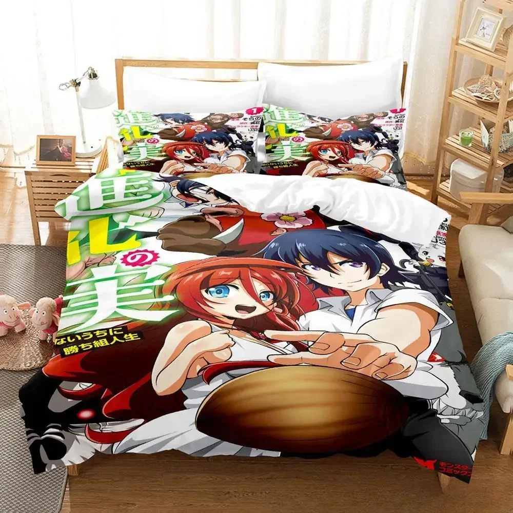 

3d Print Anime The Fruit of Evolution Bedding Set Single Twin Full Queen King Size Bed Set Adult Kid Bedroom Duvet cover Sets