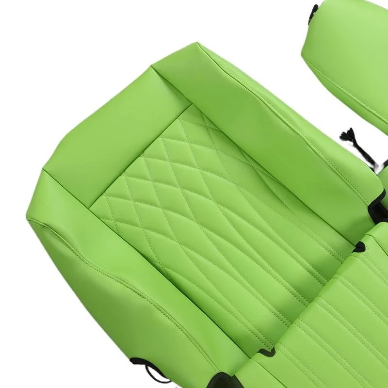 Customized Luxury Diamond Design Full Surround Leather Car Seat Cover Personalized