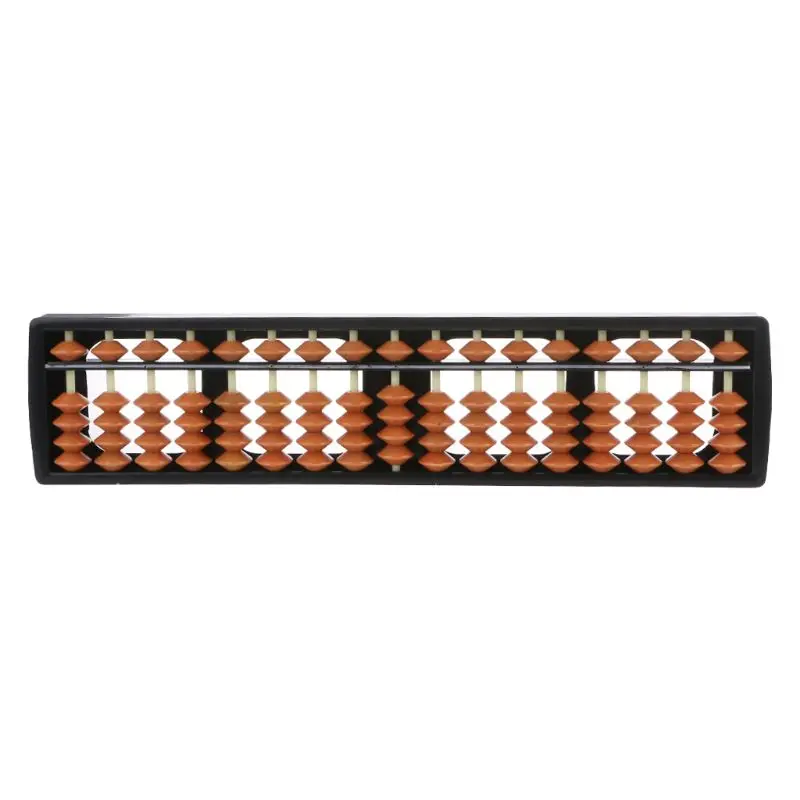 2024 New 17 Digit Rods Standard Abacus Soroban,Chinese Japanese Calculator Counting Tool Compatible for Kids Toddlers and Adults