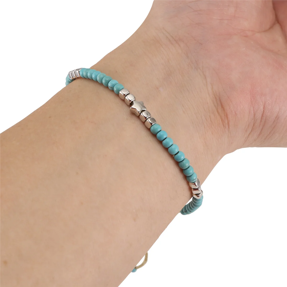 ABQR Bohemian Stone Anklets For Women Vintage Woven Rope Pendant Bracelet On Leg Anklet Beach Ankle Jewelry New Gift