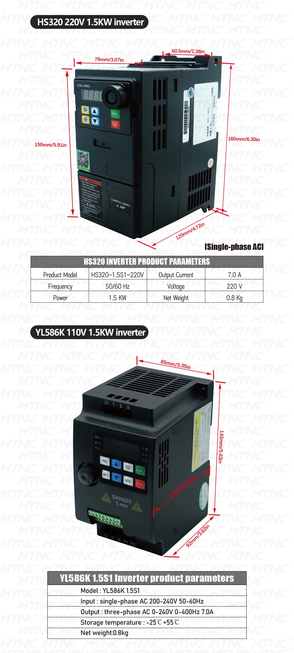 0,8 kW CNC-Spindelmotor ER11 800 W 24000 U/min 110 V/220 V + 1,5 kW VFD 50/60 Hz 65 mm Halterung Spannzangen inklusive für DIY-Gravur und Fräsen – Detail 7