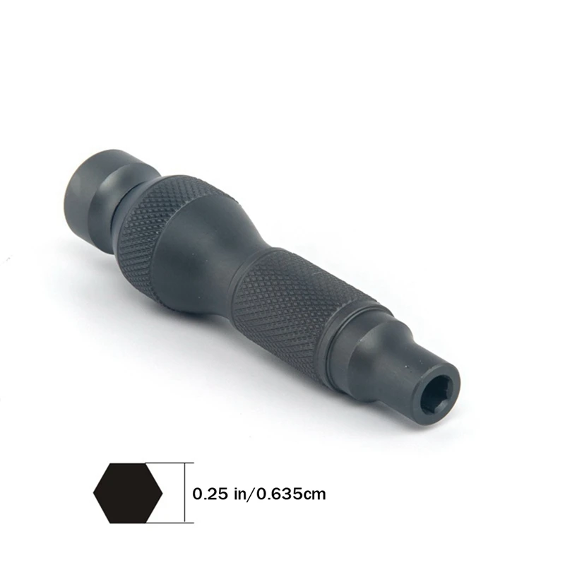 Soporte magnético de aleación de aluminio para brocas de destornillador, 1 unidad