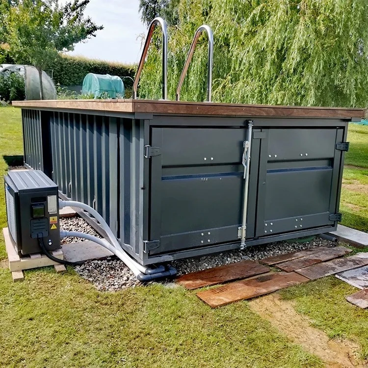 Fast Installation Portable Container Pool Outdoor Integrated Prefab Modular Ground Pool