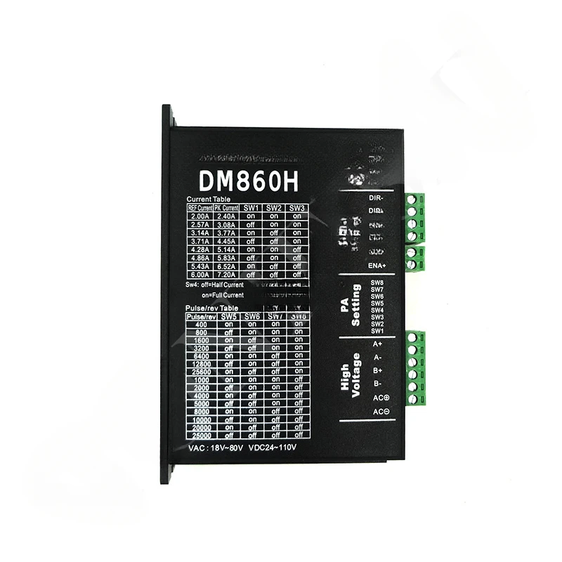 5786 digital DM860H stepper motor driver instead of race DMA860H MA860H